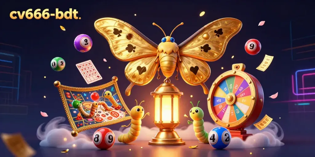 Engage with vibrant lottery excitement at cv666-bdt featuring colorful elements and golden lanterns.
