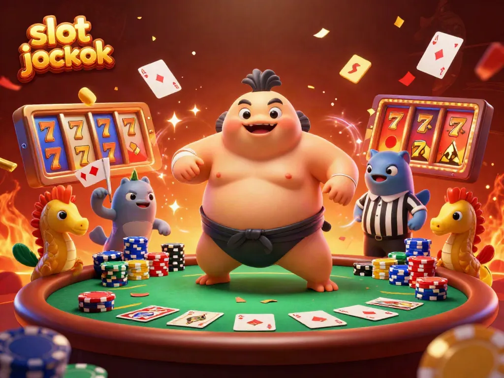 Experience a thrilling slot jackpot moment with vibrant characters in an exciting casino-themed scene.