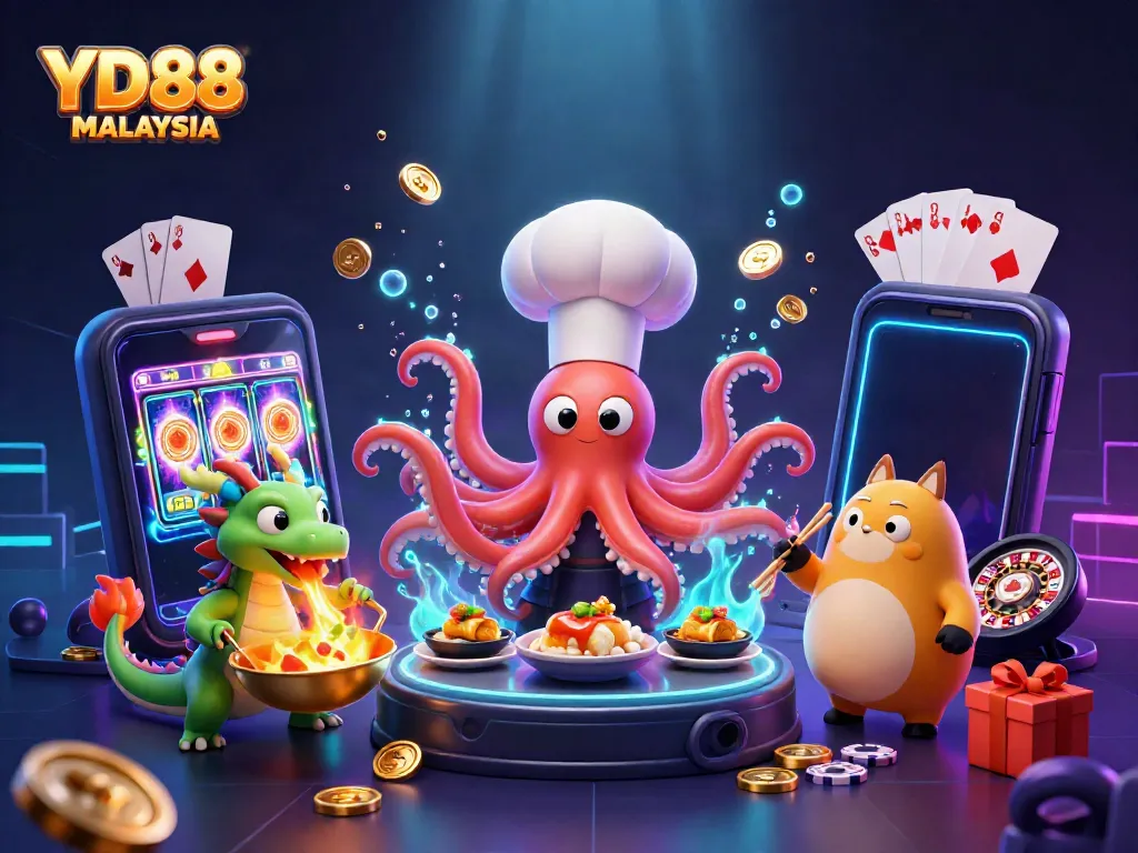 Enjoying game action at YD88 MALAYSIA with dynamic 3D slots and vibrant characters.