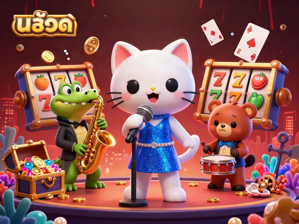 เล่นสล็อตเพื่อคว้ารางวัลใหญ่ในภาพการ์ตูนสุดอลังกาล